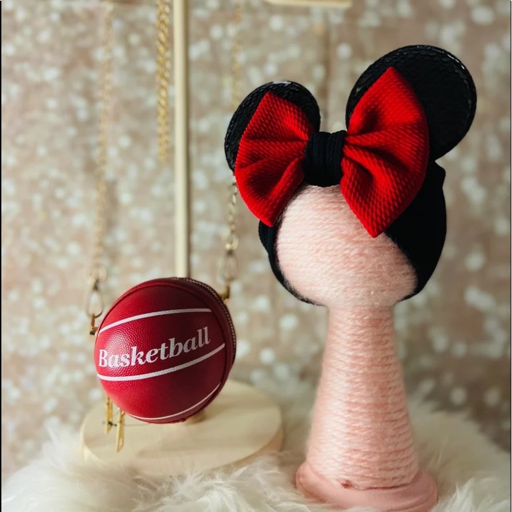Girls mini basketball handbag & headband set